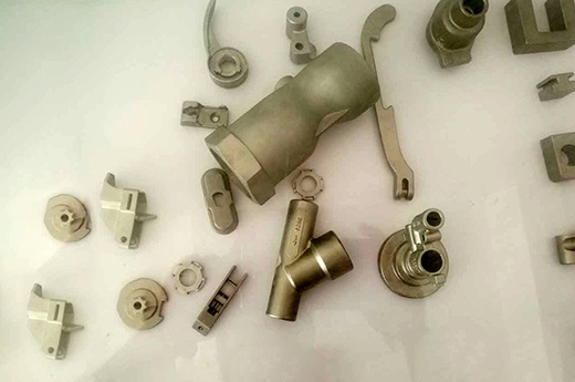 不锈钢铸造三通拨杆产品组合件