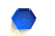 蓝色法兰盘
